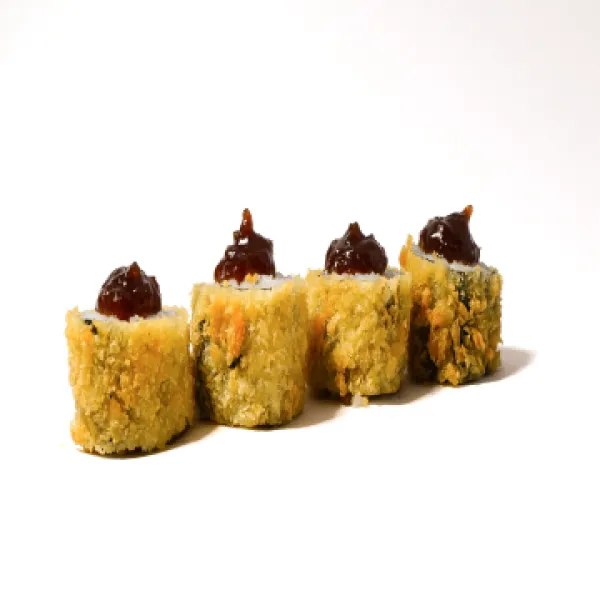 Tempurizado Maki Con Cebolla Caramerizada(4